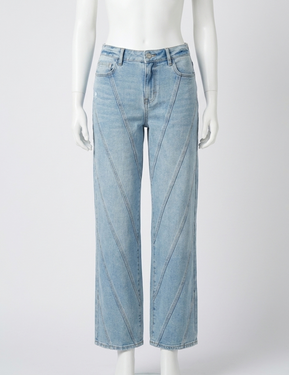 NEW HIDDEN logan high waist dad jeans in light wash